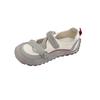 Весенне-летние цветные туфли женские полые на липучке балетки для тренировок спортивные с мелким вырезом повседневные женские туфли
