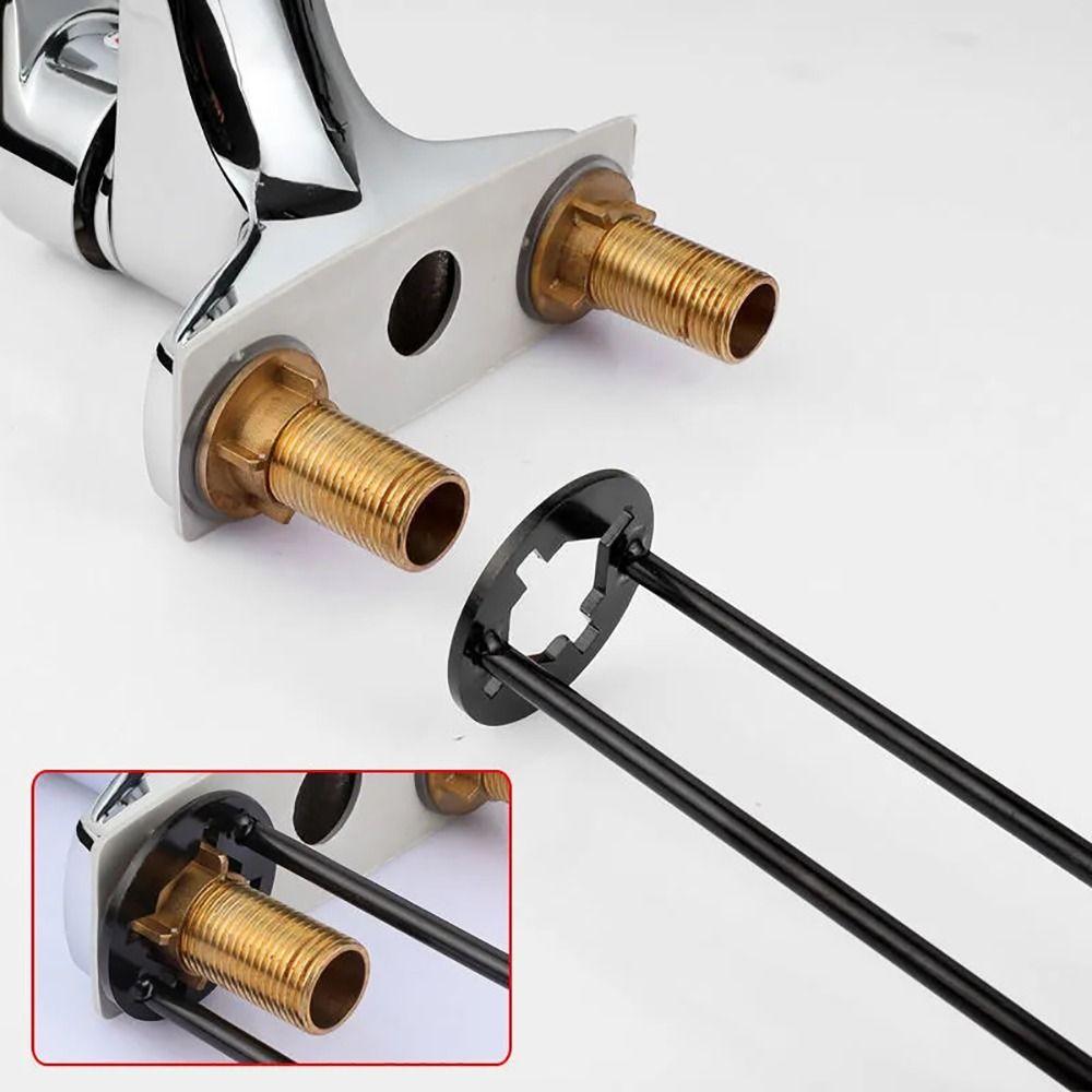 1Pcs Four-claw Hexagon Pipe Repair Disassembly Maintenance Tool Plumbing Tool Sink Wrench