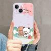 Милый чехол для телефона DUDU BUBU для iPhone Mini 11 12 13 14 15 XPlus Pro Max SE XR с прозрачным корпусом