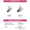 DIY C Curl False Eyelashes 8-16mm Eyelashes Extensions Individual Cluster Eyelashes  Cosplay Party