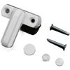1pc Plastic Zinc Alloy T-lock Window Door Lock Home Balcony Replacement Security Window Door Lock Safety Bar Handle Sweep Latch