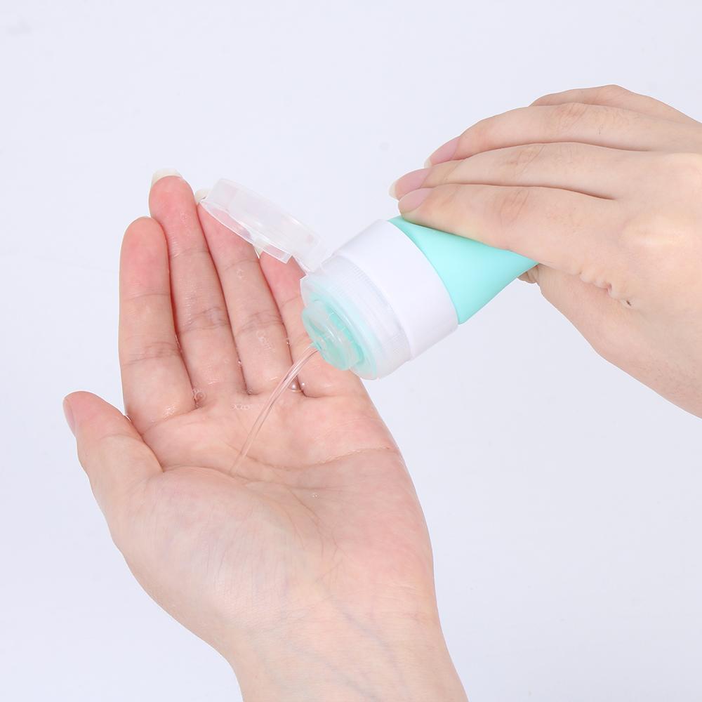 Gel Refillable Portable Hook Silicone Bottle Squeeze Container Sub-bottling Tube Empty Bottles