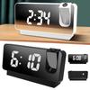 Светодиодные интеллектуальные цифровые проекционные часы, настольный электронный будильник, FM-радио, проектор времени, прикроватные часы в спальне