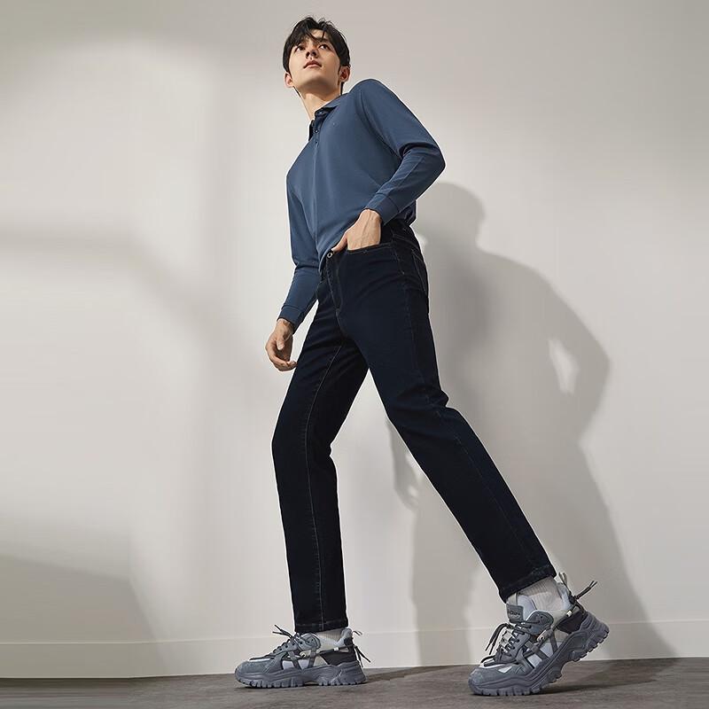 Мужские термоджинсы прямого кроя Septwolves