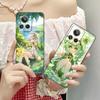Игровой чехол GI Nahida Матовый ТПУ для мобильного телефона Realme GT 8 Neo Pro C75 73 71 C67 65 C55 53 C35 31 C20 15 Цветная обложка