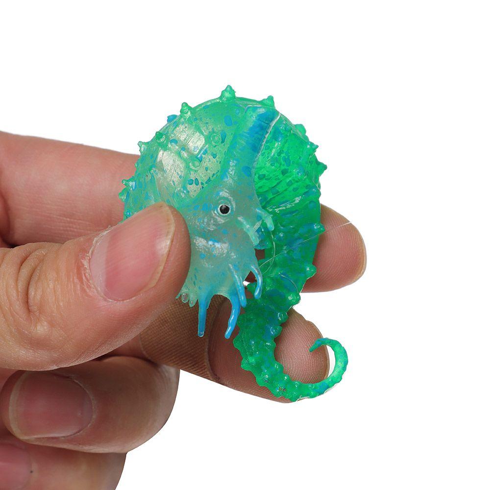 Aquatic Home Pet Products Ornaments Silicone Seahorse Aquarium Decoration