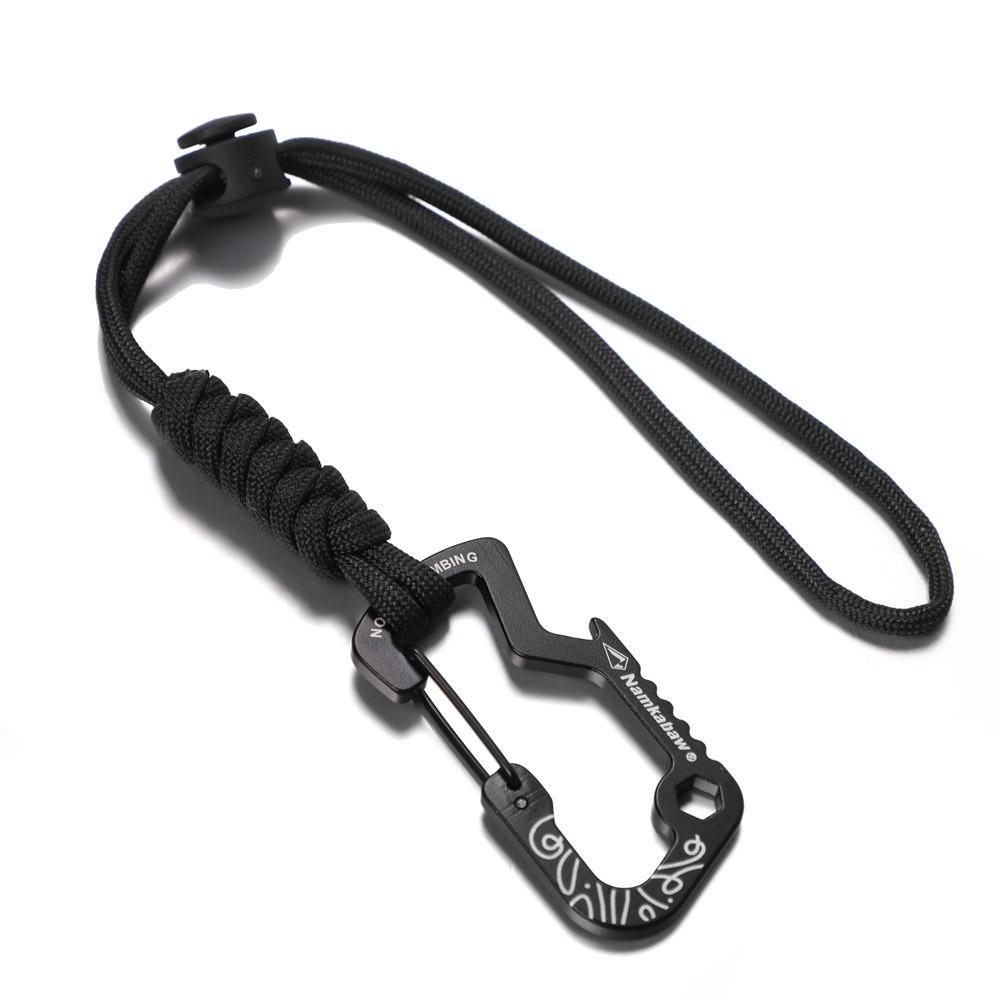 with Paracord Keychain Anti-Loss Rope Multifunctional Emergency Gear  for Camping Hiking