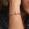 Pandora MOMENTS Pink Peach Blossom Charm Women's Rose Gold 788111ENMX