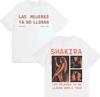 Bestselling Outdoor Casual Trendy Summer Fashion Unisexs Shortsleeved Tshirt With The Theme Of Colombian Latin Queen Shakira