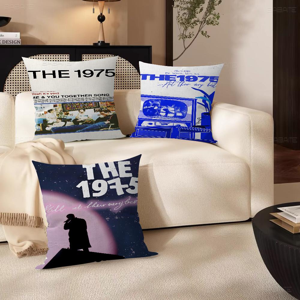 Подушка с принтом The 1975S Чехол для подушки Автомобильная декоративная наволочка для дивана Автомобиль Рождественский подарок 40x40см 45x45см