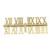 DIY Clock Numerals Parts Gold Plastic Roman Numerals