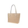 Coach Zip Top Tote 30 Classic Logo Synthetic Leather Tote Bag Women Tote Beige CBT20-IMXDM
