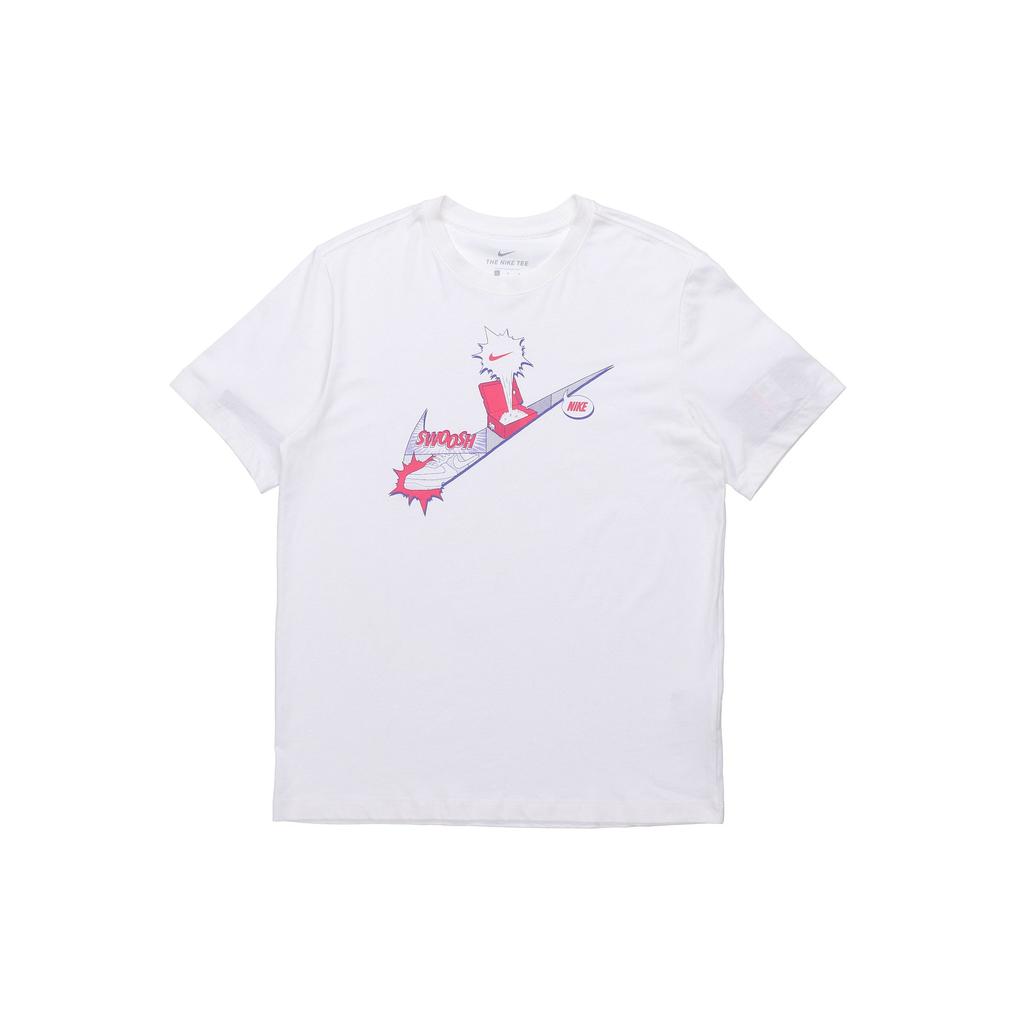 Nike Мужская футболка с коротким рукавом NSW Shoebox Swoosh, белая CT6524-100