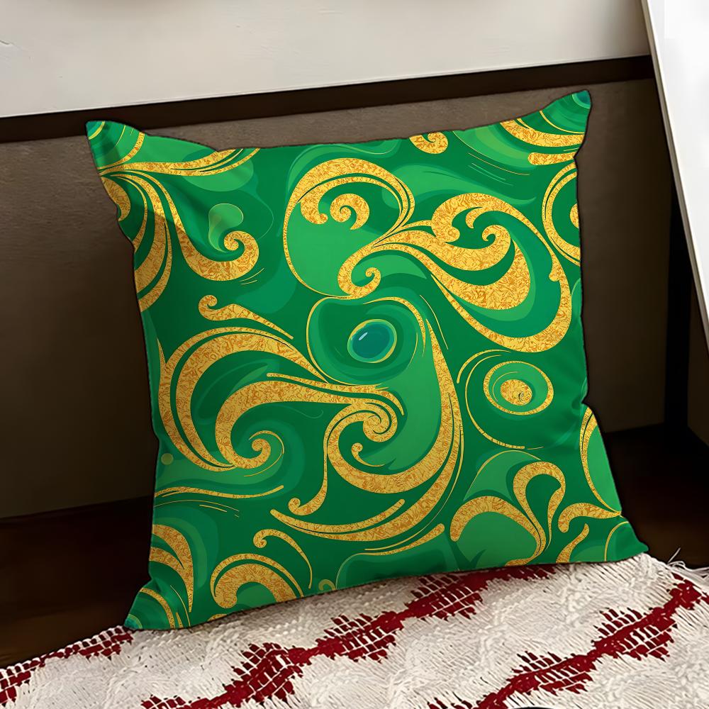 Shimmering Luxury Glitter Cushion Cover Reversible Soft Durable Pillow Cover Home Car MultiScene Use for Daily Comfort