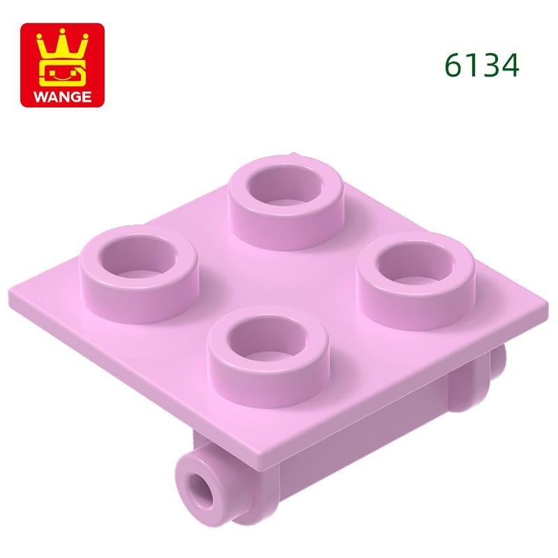 Нетоксичный 210 шт./лот 6134 Петля 2x2 Верхний блок Moc Цветные Аксессуары Совместимые с Кирпичами DIY Детская Игрушка Детали Сборки