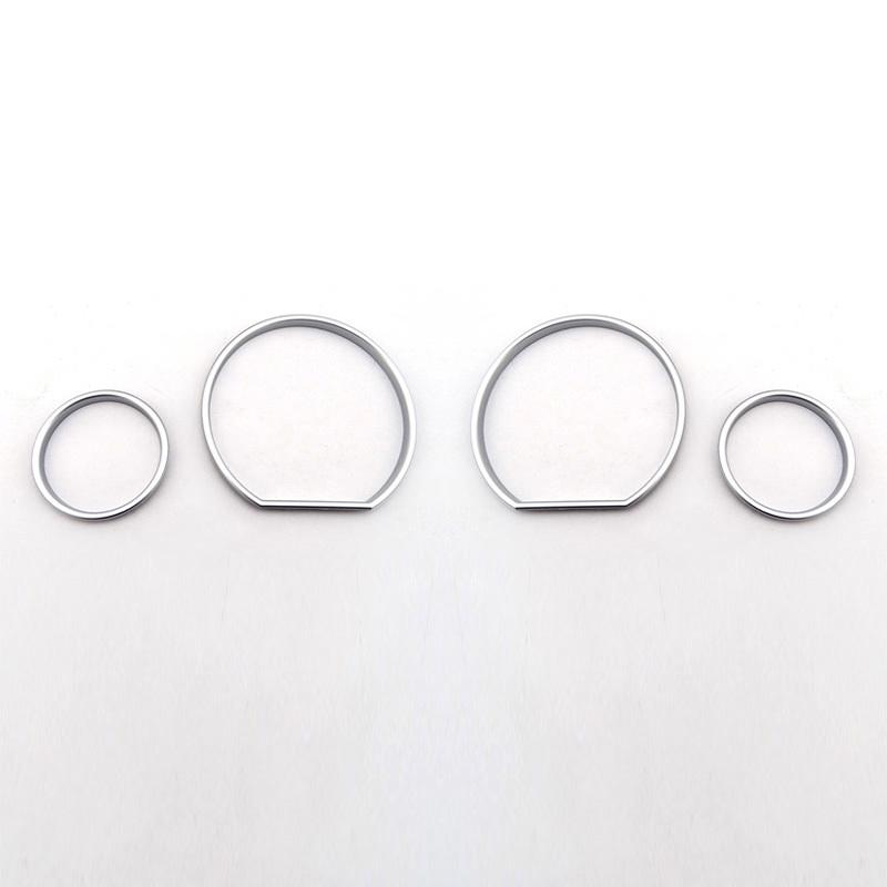 Speed Meter Decor Matt Chrome Gauge Cluster Bezal Dashboard chrome dial ring For BMW E36 M M3 GT Z3