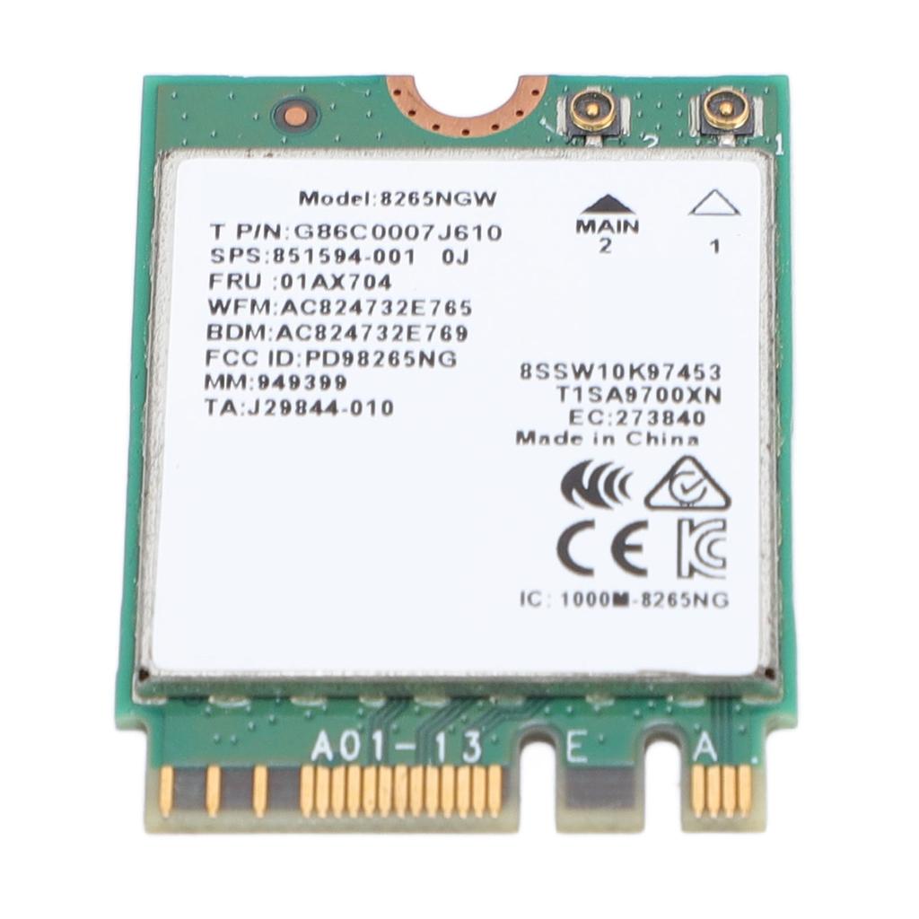 For 8265NGW Chip Network Card Wireless Fidelity 5 Bluetooth 4.2 Laptop Gigabit Wireless Network