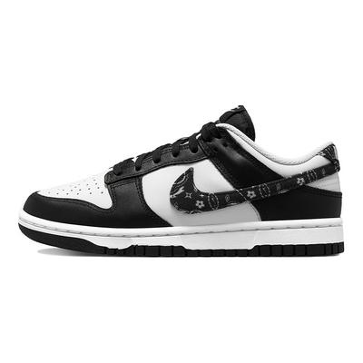 Dunk Low Черные женские кроссовки с узором пейсли белые DH4401-100