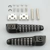 1Pair Motorcycle Rear Footrests Aluminum Foot Pegs for Kawasaki Ninja 250R EX250 2008-2013 Z750/Z750S 2004-2011 Z1000 Ninja ZX6R
