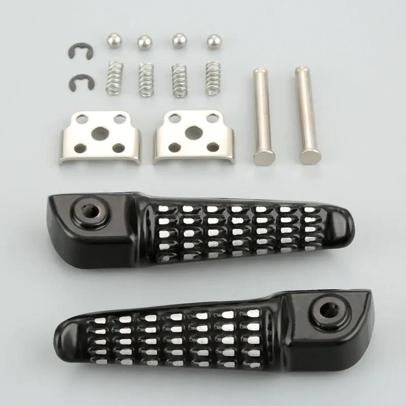 1Pair Motorcycle Rear Footrests Aluminum Foot Pegs for Kawasaki Ninja 250R EX250 2008-2013 Z750/Z750S 2004-2011 Z1000 Ninja ZX6R