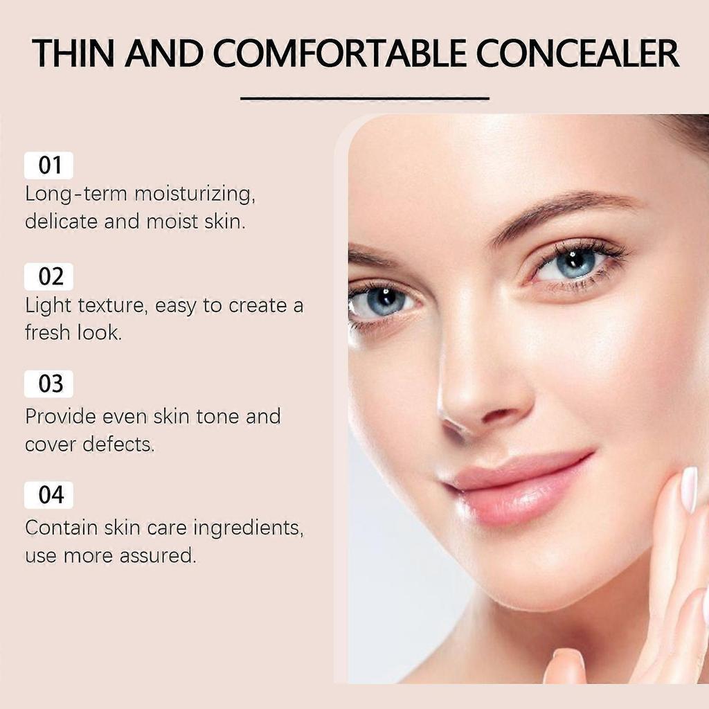 Clear concealer foundation stick natural and light to give you a youthful glow without any false whitening moisturizing foundation stick natural