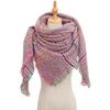 European and American Style Large Check Triangle Snood Scarf - Spring, Autumn, Winter
