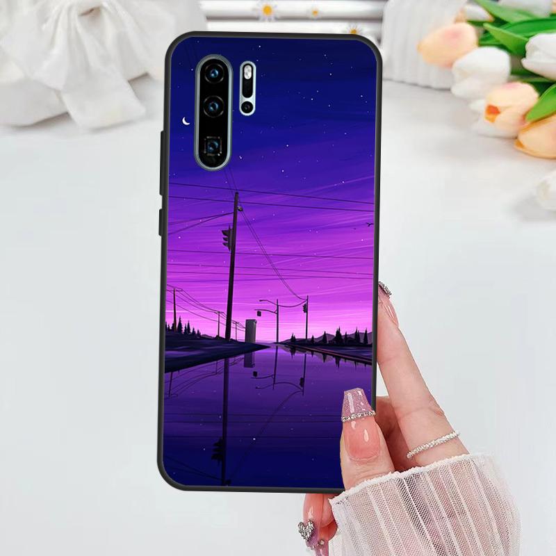 Фиолетовый эстетичный чехол для Huawei Nova 5T 3i 7i 8i 11i 10 9 SE Y60 Y61 Y70 Y90 P20 P40 Lite P60 P30 Pro