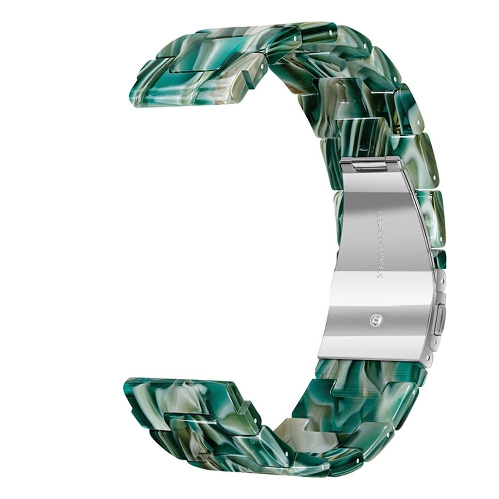 Смоляной ремешок 20 мм 22 мм для Samsung Galaxy Watch 7 FE 6 5 4 Модный браслет Correa для Huawei Watch GT6 Pro/GT6/5/4/3 46 мм Ремешок