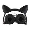 CL107 Cat Ear Foldable Music   USB Headphone Earphone with LED Light for PC Mobile Phone