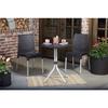 Ensemble de bistro - Keter - Chelsea - Table Ø 60 cm - 2 chaises - Résistant aux UV