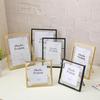 Modern Photo Frame Ornate Photo Frame Picture Frame Metal Floating Glass Artwork