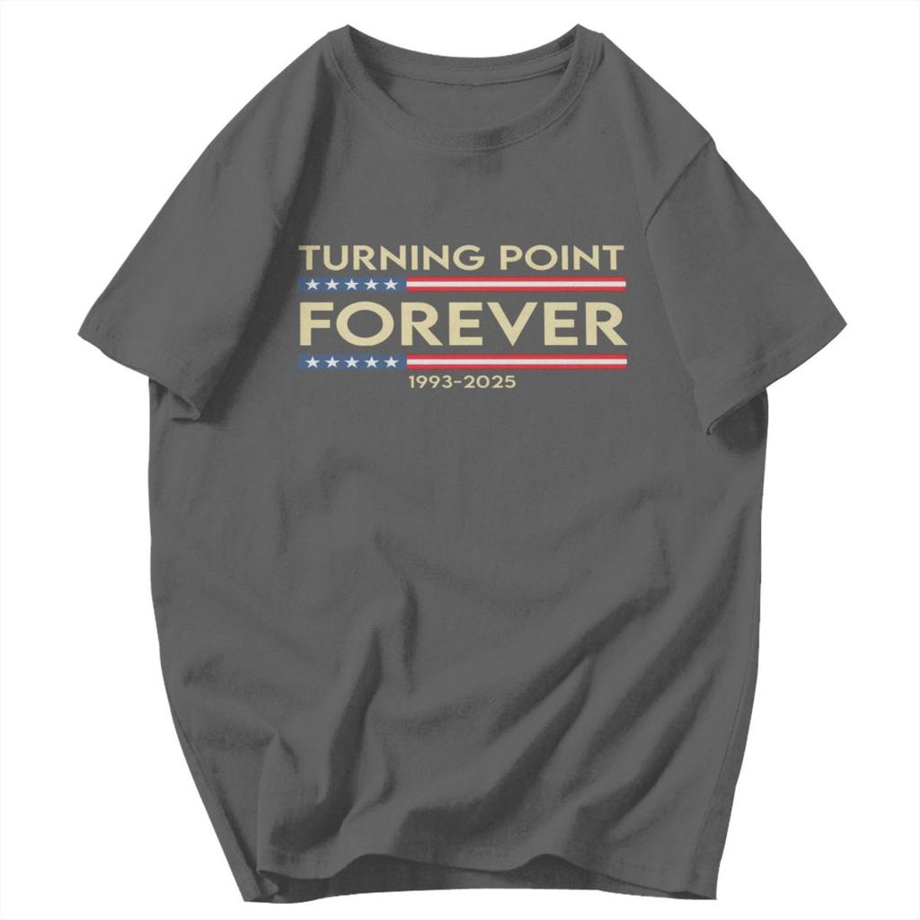 Мужская футболка Turning Point USA Летняя Y2K Графическая Качественная Унисекс Топы Футболки