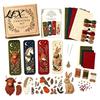 Decorative Book Accessories DIY Felt Embroidery Bookmark Kit, Christmas Woodland Animal Pet Craft Educational Handmade Gifts for Friends Holiday