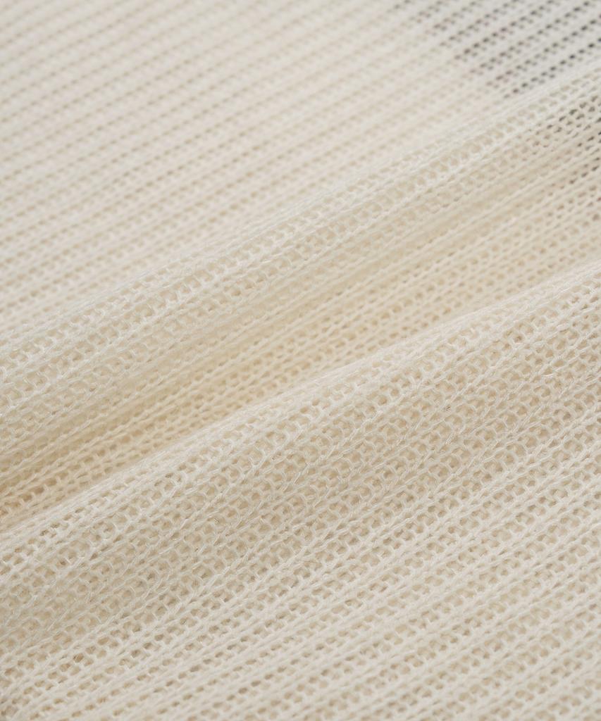VASTIC Ram See-Through Half Knit_Ivory