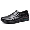 Fashion Summer 2024 New Men's Hollow Breathable Cool Leather Shoes Fashion Trends Business Casual Leather Shoes Banquet Casual Shoes