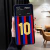 Футбольные Номера 7 10 Чехол для Телефона для Xiaomi Poco F8 M5 X3 X4 X5 X7 Pro C75 C71 F1 F3 C61 M3 M4 M7 Pro C50