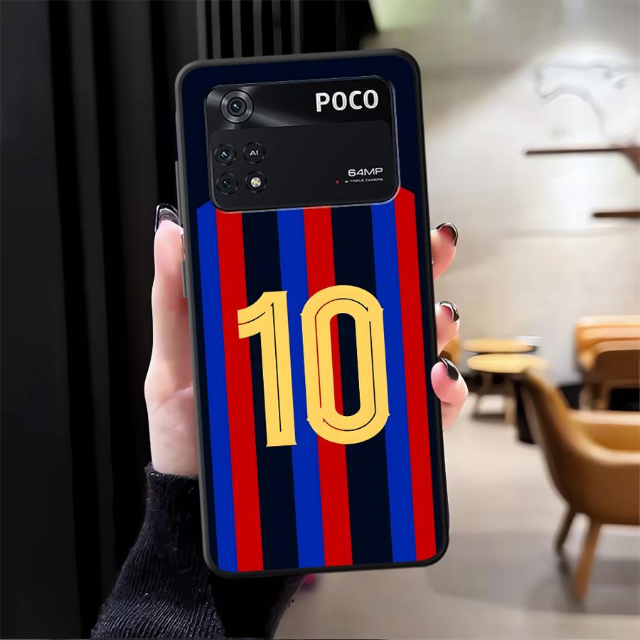 Футбольные Номера 7 10 Чехол для Телефона для Xiaomi Poco F8 M5 X3 X4 X5 X7 Pro C75 C71 F1 F3 C61 M3 M4 M7 Pro C50