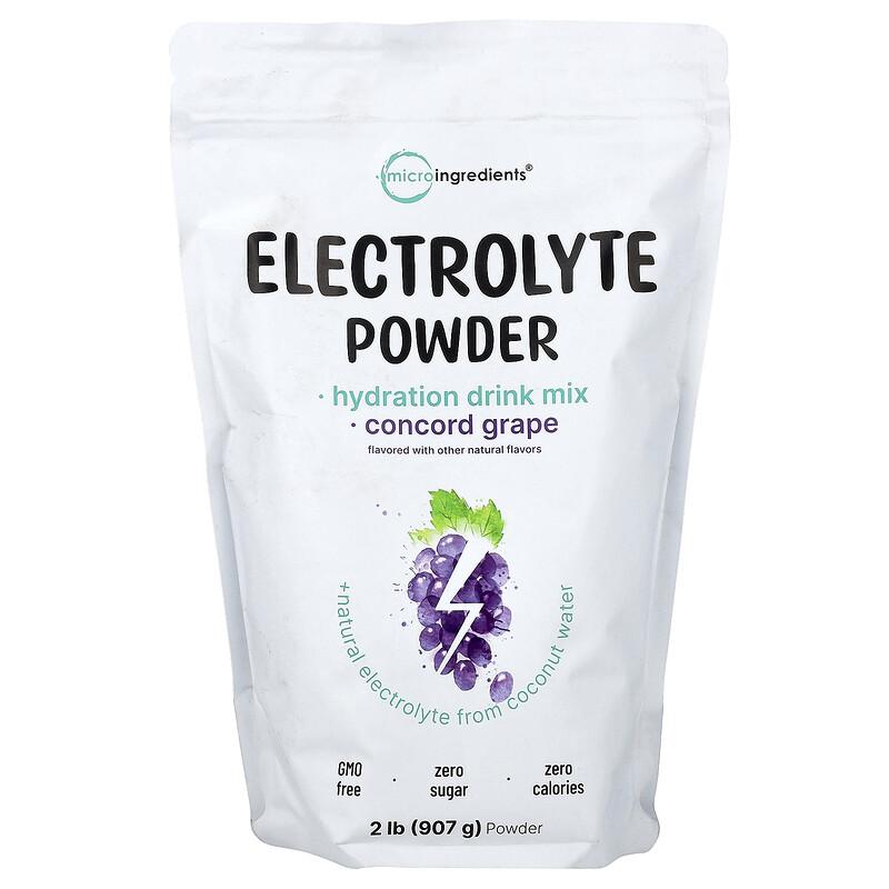 Electrolyte Powder, Concord Grape, 2 lb (907 g)