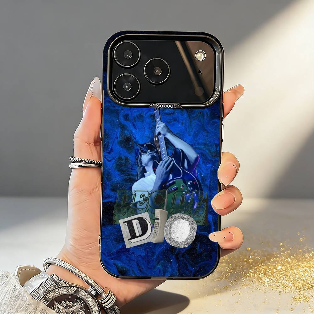 Joe K-Keery D-Djo Phone Case For iPhone17,16,15,14,13,12,11,Pro,MAX Gray Matte Silicone Black Cover
