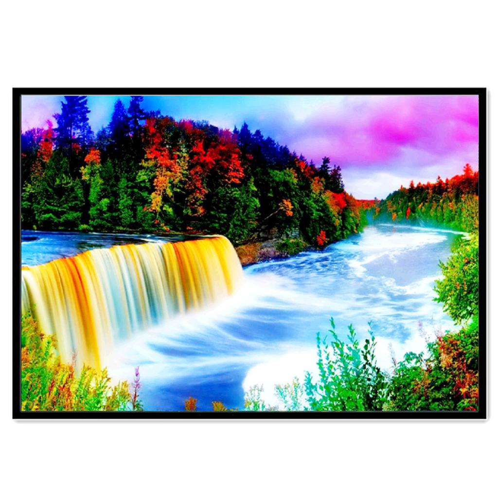 Diy Diamond Painting 5D Brand New Landscape Lighthouse Diamond Mosaic Forest House Cross Stitch Kit Home Decoration Handmade Gif
