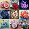 New DIY 5D Diamond Painting Flower Diamond Embroidery Scenery Cross Stitch Full Round Drill Home Crafts Home Decor Gift