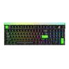 ATTACK SHARK R98HE Игровая клавиатура с быстрым триггером, увеличенного размера, из углеродного волокна, совместимая с 8 кГц, 0,005 мм, 98% точности, подсветка, композитная,