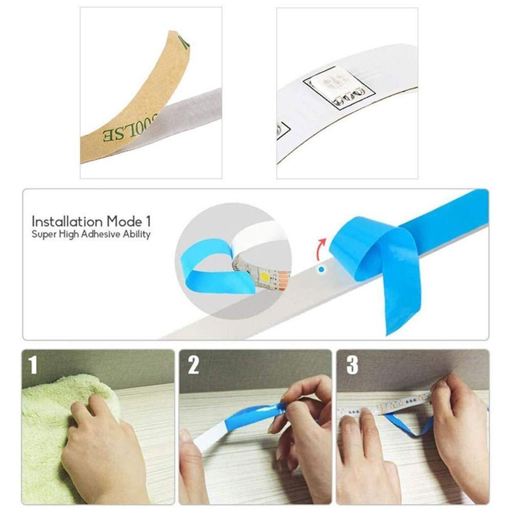 1 шт. DC 5 В USB Светодиодная лента Белый Теплый белый SMD 2835 Светодиодная гирлянда Новая светодиодная гирлянда Фон для ТВ