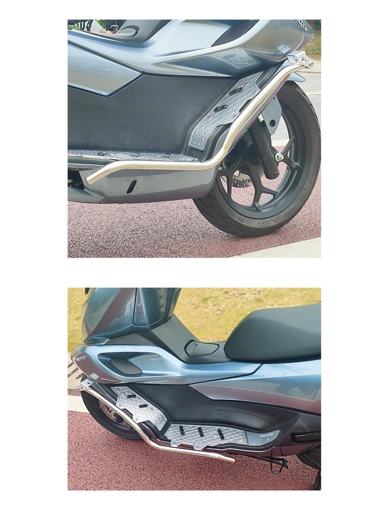 Алюминиевая подножка Spring Wind SC150 с противоскользящей накладкой и защитой от падения