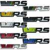 1pc3D Chrome Metal Car Styling VRS Logo Front Grille Emblem Sticker for Octavia Fabia Rapid Superb Kodiaq Rear Trunk Decals