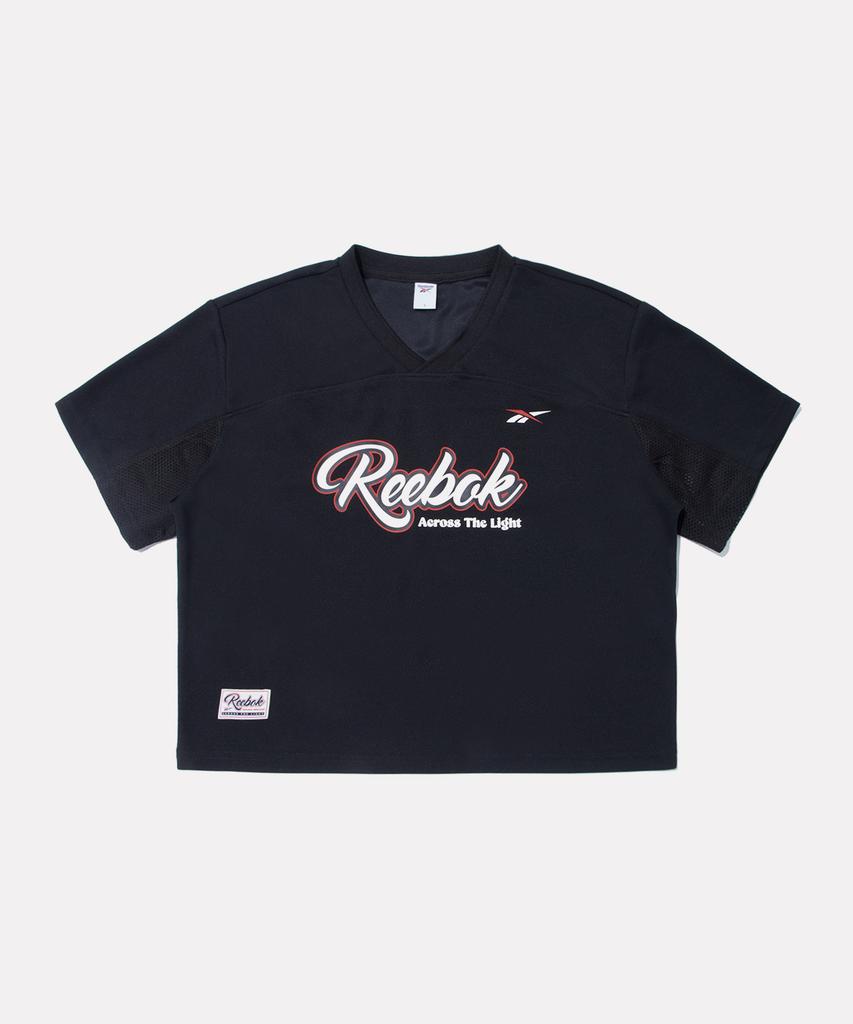 Reebok Оригинальная футболка с коротким рукавом Colorblock с логотипом (W) - черный