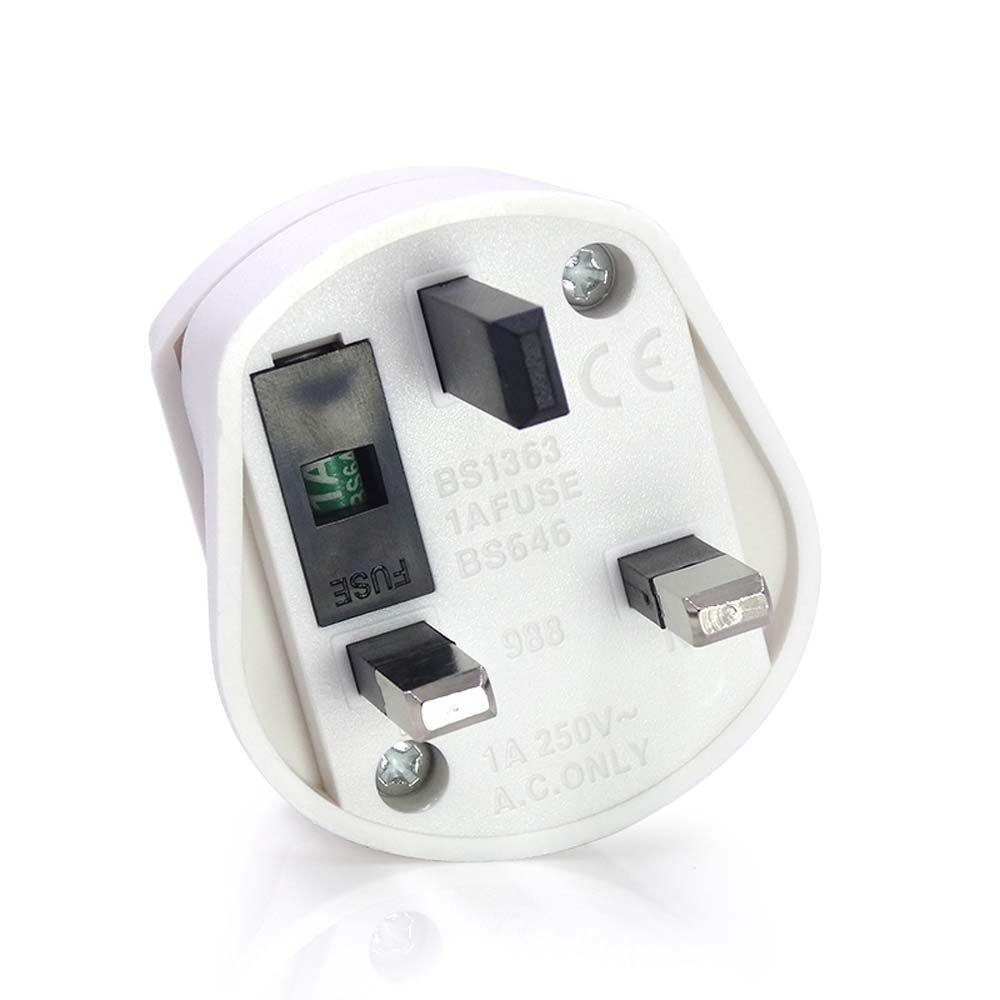 Electrical Outlets UK Adapter UK Plug Adapter EU To UK Socket Adapter Plug Converter EU To UK Plug