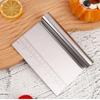 Stainless Steel Dough & Flour Scraper for Baking