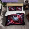 Bayern Munich Pattern 3 Pieces Bedding Set Soft Microfiber Duvet Cover with Pillow Cases for Bedroom