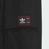 adidas Оригинальные брюки Bbrtr, кружевные, однотонные, свободные, спортивные, карго, унисекс, черные, JN0769